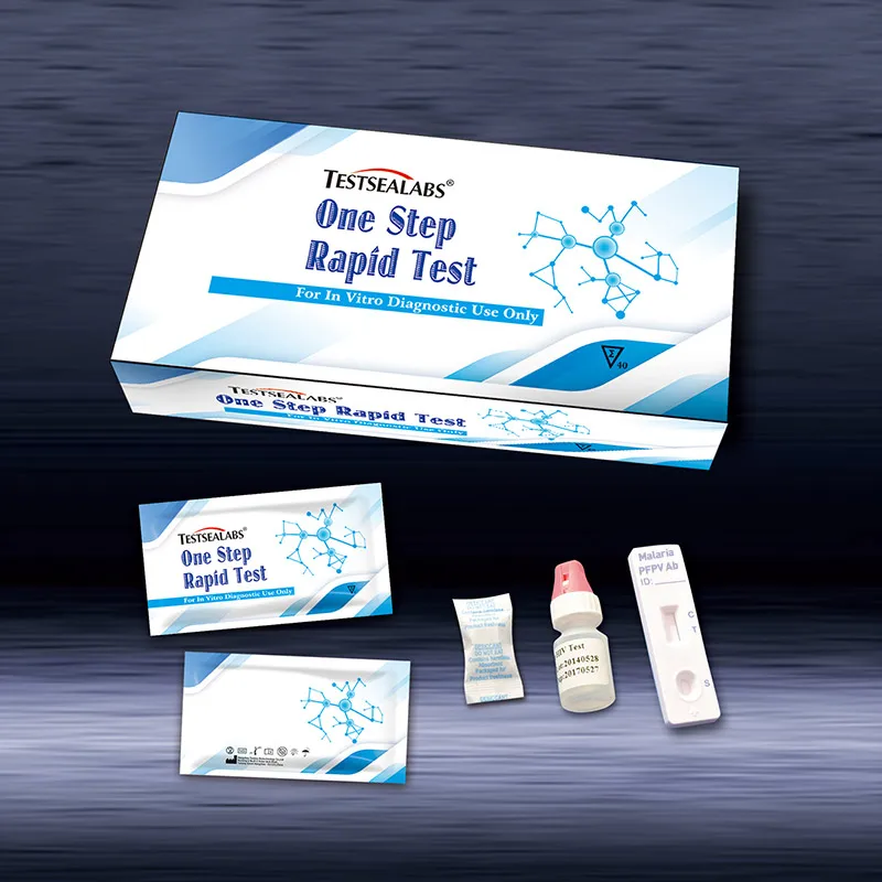 Testsealabs  rapid diagnostic kit one step Malaria Antigen Pf/Pv/Pan Cassette test cassette