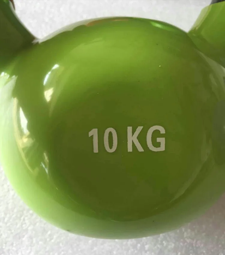 Amazon hot sale home colorful woman use Dumbell/Kettlebells with rack