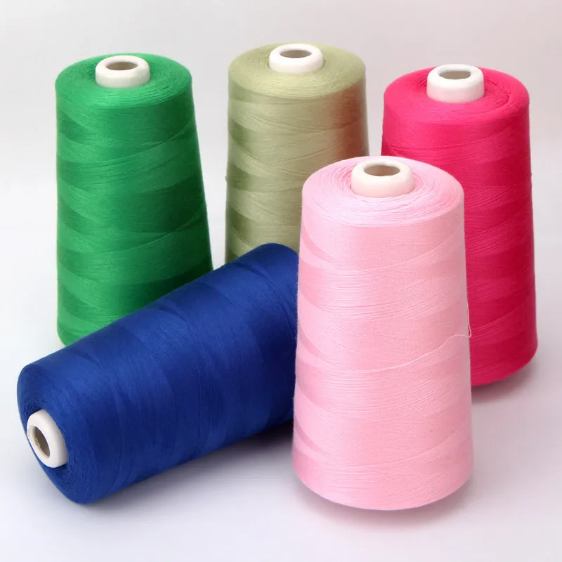 Высококачественная швейная нить TKT120 tex27 40S/2 цвета из 150 полиэстера 200 г 100% по заводской цене