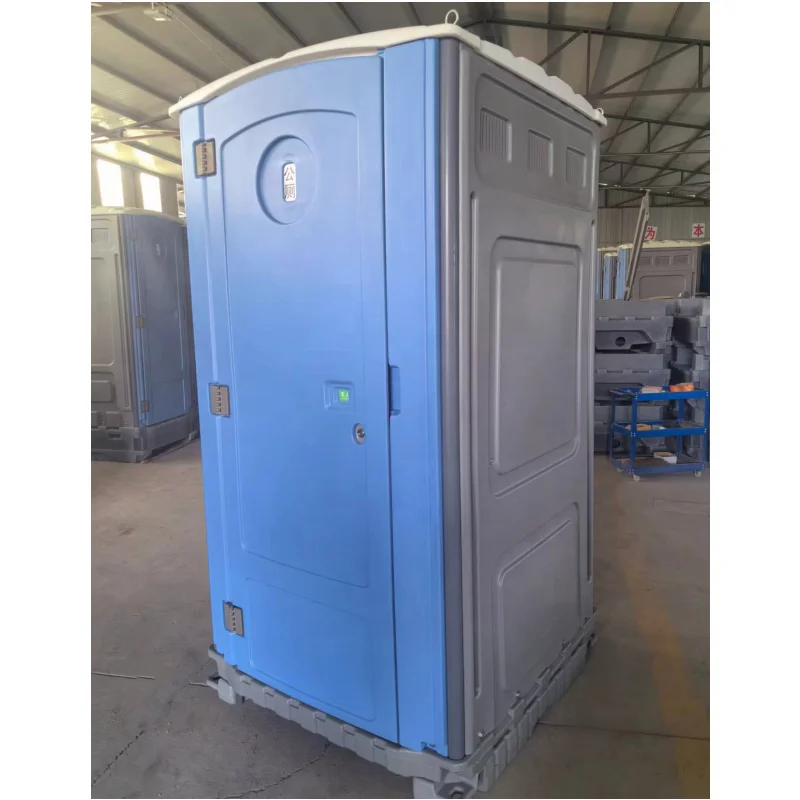 Cheap Outdoor Porta Potty Blue foldable outside toilets cabin Mobile HDPE Plastic Wc Portable Toilet sanitary waste deposit