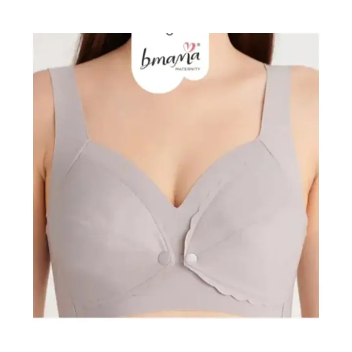 Superior Quality Ladies Workout Maternity Nursing Bra Embroidery Front-Button Open Crocheted Weaving Method Wholesale for Sale