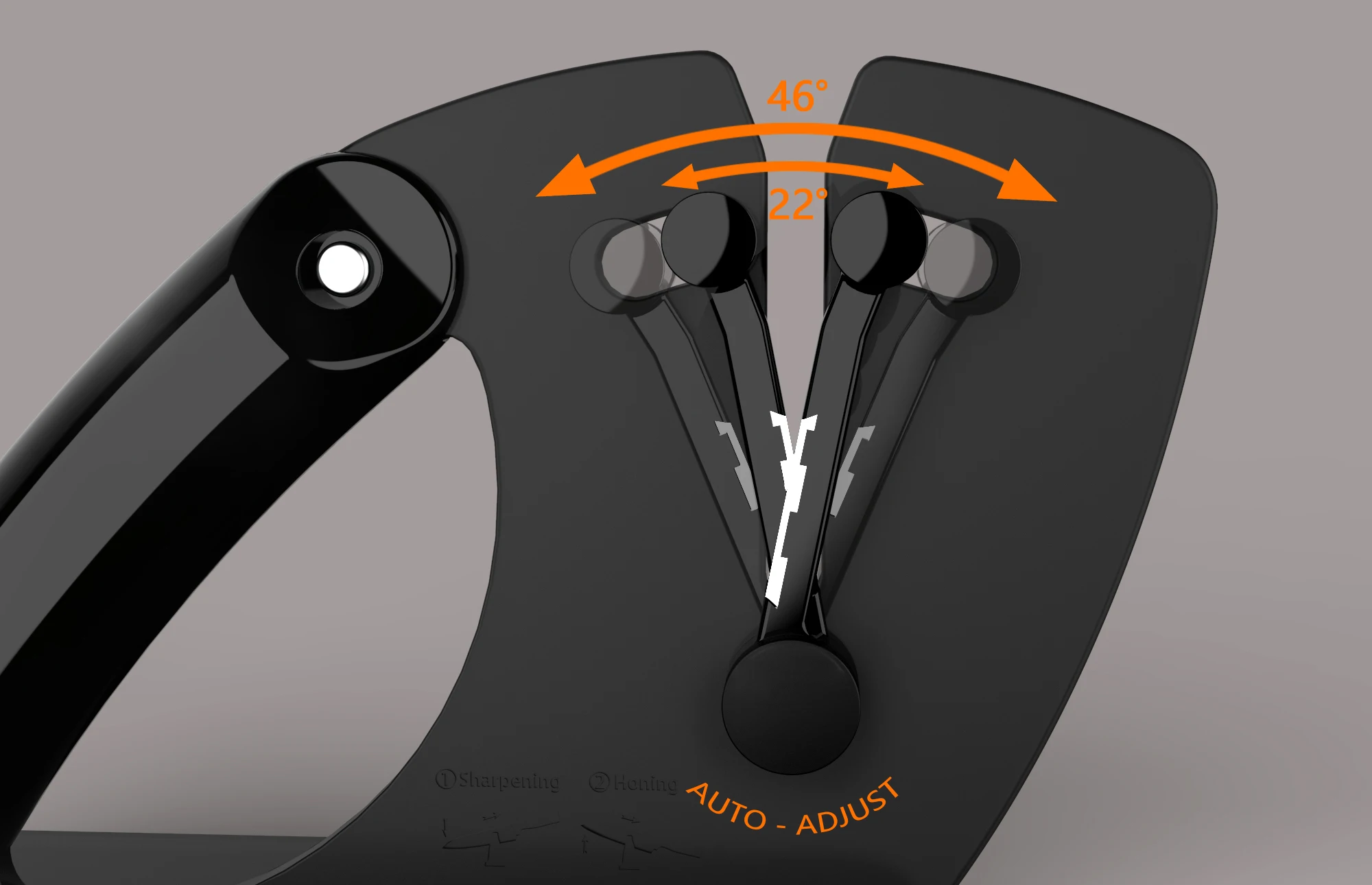 Serrated knife Exclusive formula Tungsten Carbide Adjustable Angle Kitchen Knife sharpener Grinder Sharpening Machine