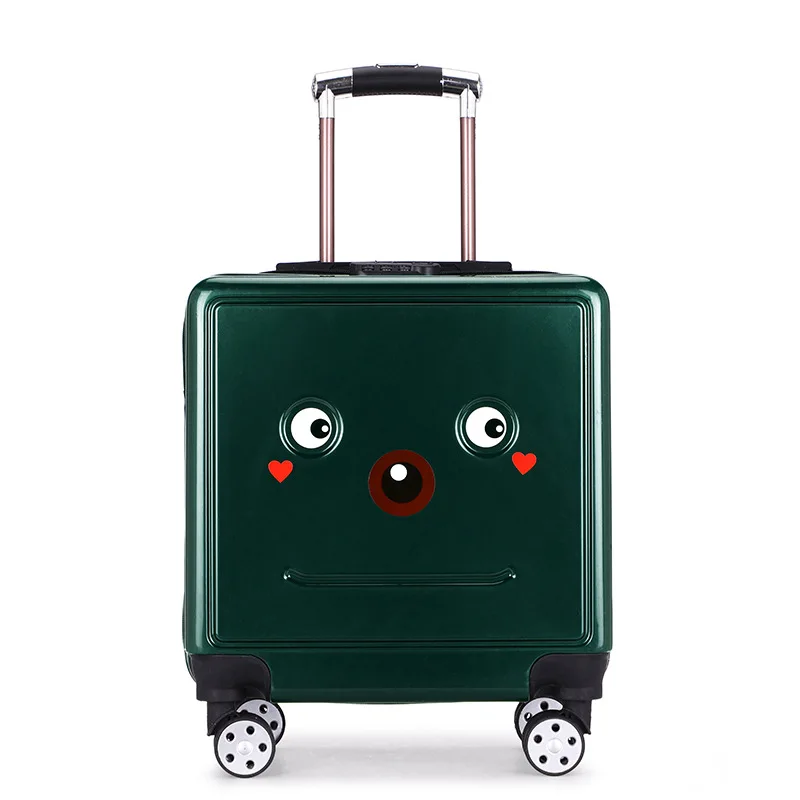 Wholesale school bag Four multidirectional spinning wheels children suitcase kid high quality rolling trolley luggage sets