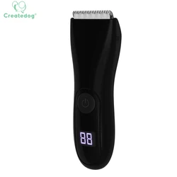 Waterproof Hair Shaver Professional pritech Hair Clippers lcd display Cordless Electric Mini Men Pubic Body Hair Trimmer