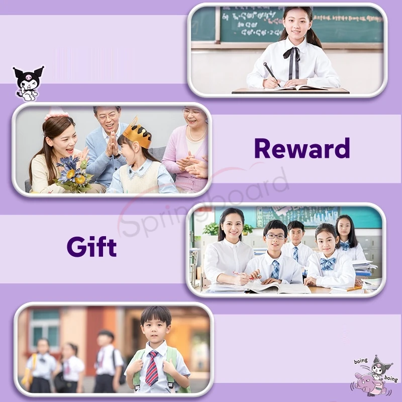 2024 Latest Sanrio Stationery Set Journal Set Eraser Pencil Notepad Notebook Pencil Case Highlighter Pens Kuromi My Melody
