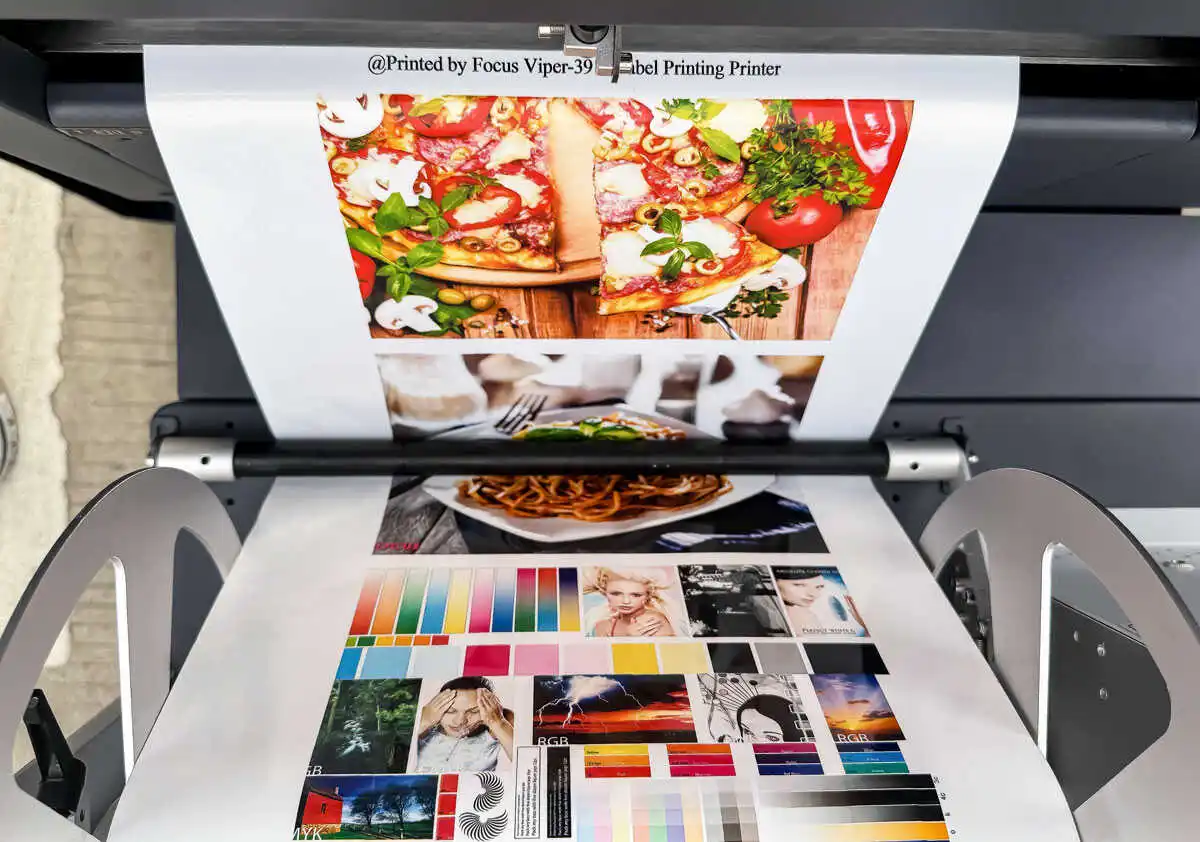 High-Speed A3 cosmetic label printer colour label printing machine Industries Roll-to-Roll die cut sticker printer