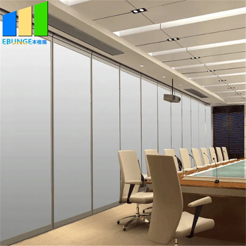 Soundproof folding doors accordion room divider acoustic panel movable mdf partition walls price in dubai