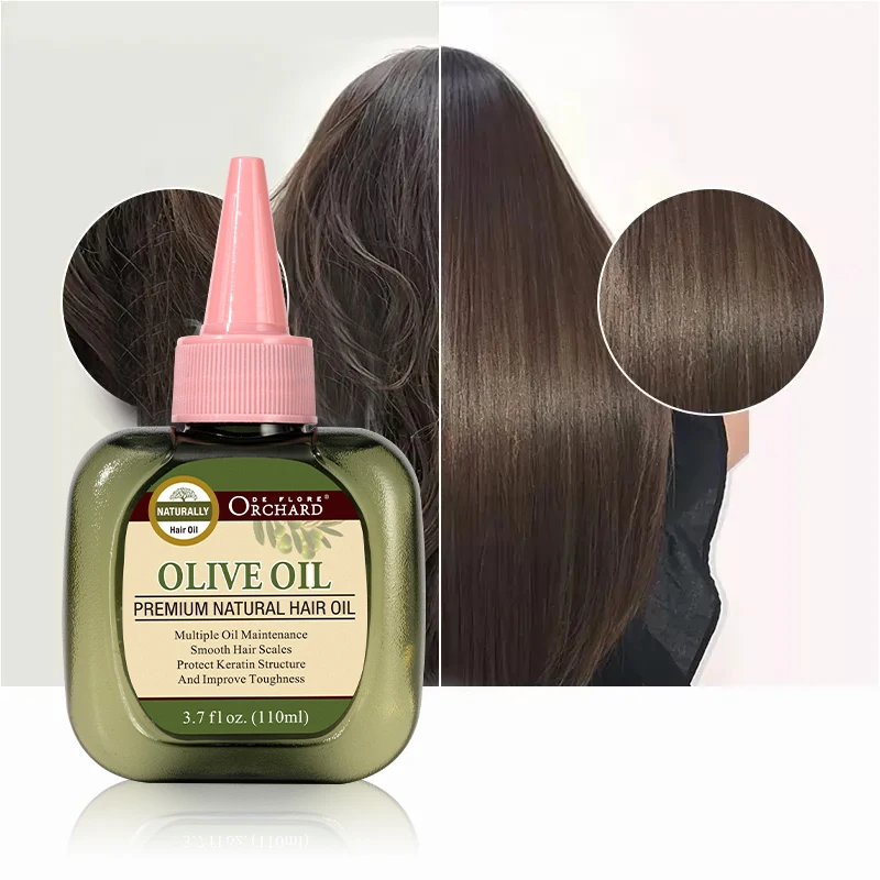 Wholesale Natural Extract Hair Products Smooth Hair Scales Olive Hair Oil
