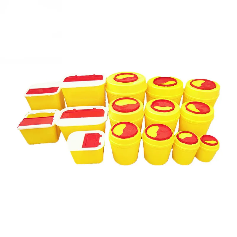 Container Medical Syringe Disposable Waste Disposal Red Biohazard Safe Needle Sharp Box
