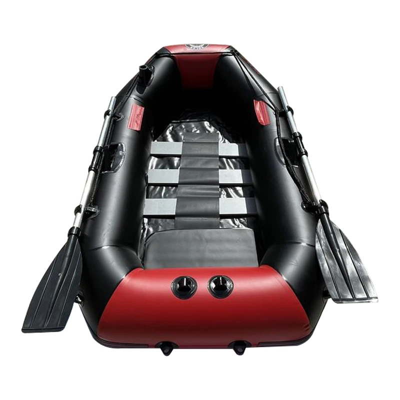 Solar Marine Single PVC Boot Inflatable Fishing Boat Kayak Lightweight and Folding Rowing Touring Canoe Rescue Dinghy for Adults