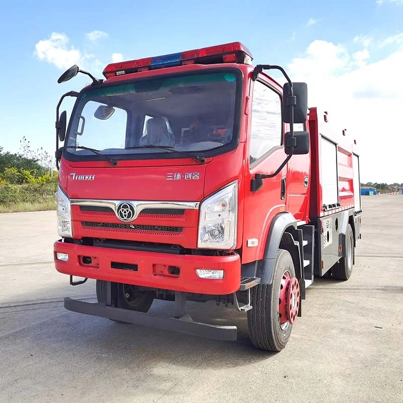 Прямая поставка с китайской фабрики пожарный грузовик 4x4 6000 литров водяной пеной для продажи