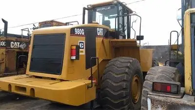Large loading equipment Caterpillar 980G used tyre loader for cheap sale CAT 980G 980F Loader for sale