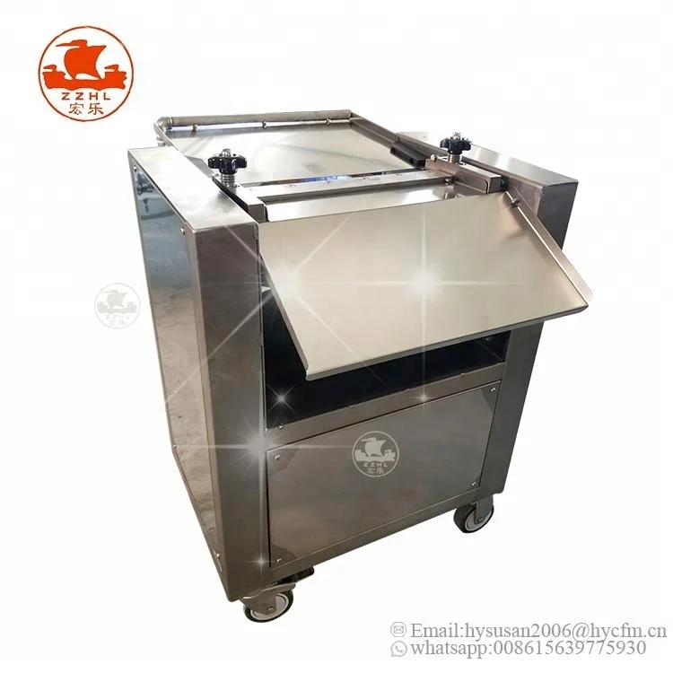 Professional fish skin peeling machine / fish skinning machine supplied by KUNCHI