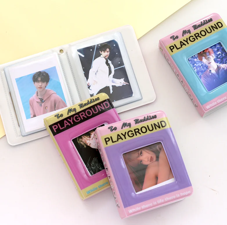 Custom collect Kpop book album 3inch instax mini film album 32 64 pockets instax kpop photo album