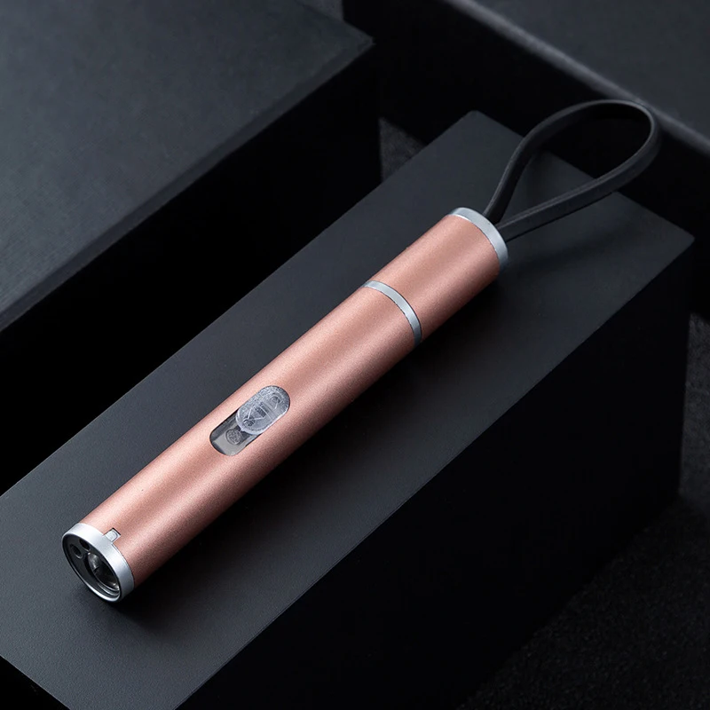 QXMOVING USB перезаряжаемые игрушки для тренировки кошек лазер 3 в 1 Gem факел 365nm Ультрафиолетовый черный свет фонарик брелок