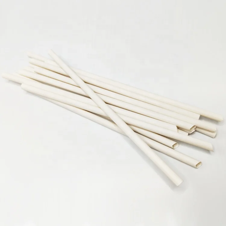 Bamboo biodegradable material 8*230mm degradable coffee drinking straws