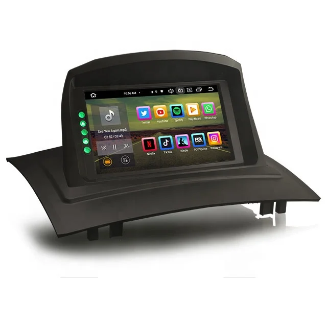 Erisin ES8572M 7-дюймовый Android 12 0 IPS беспроводной CarPlay 4G TPMS DAB DSP автомобильный радиоприемник для Renault Megane II (2002-2008)