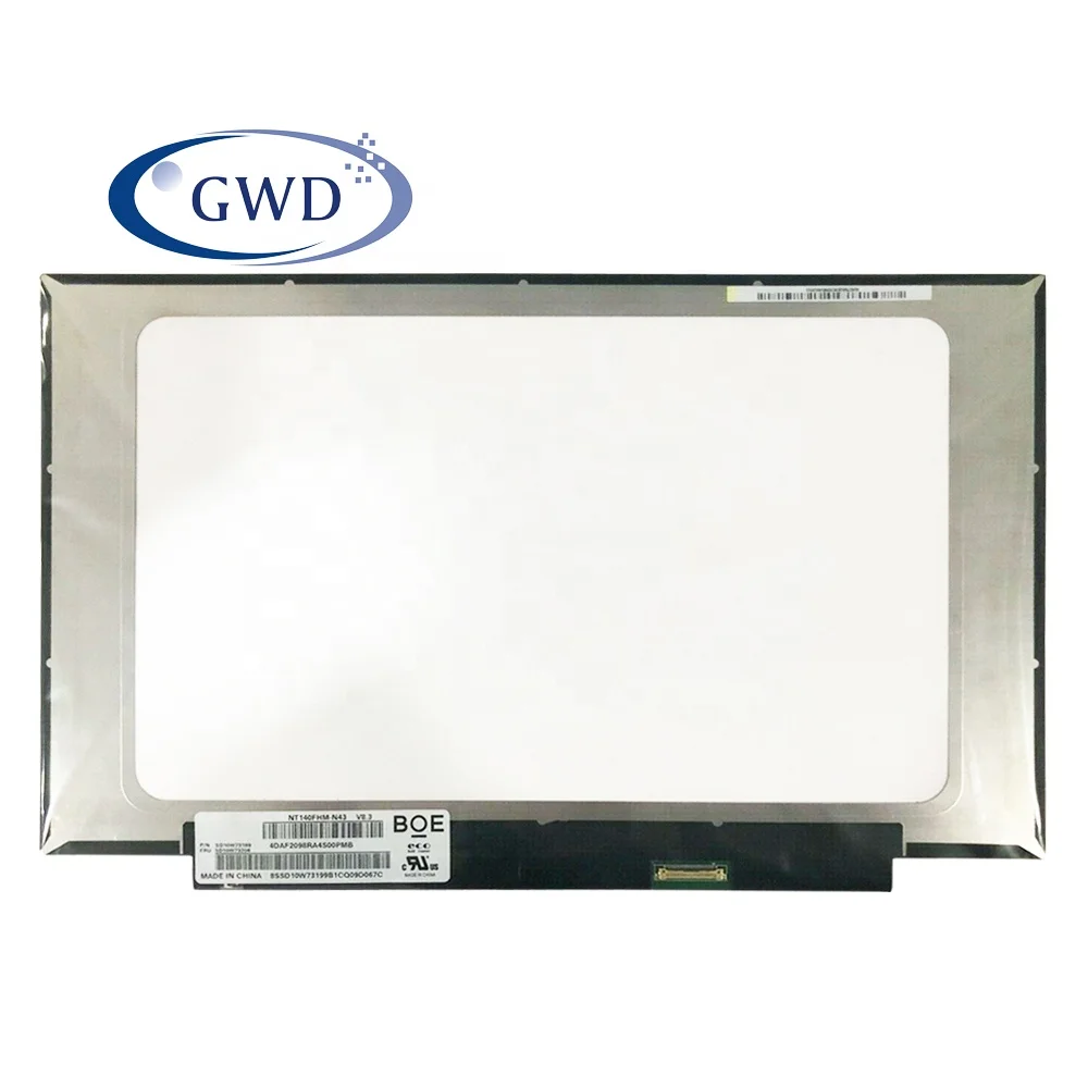 14 inches fhd narrow bezel 30pin led screen laptop lcd NT140FHM-N43 N140HCA-EAC
