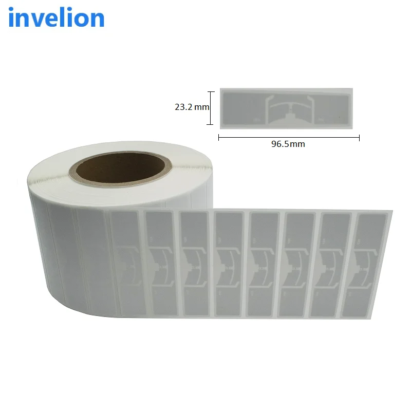 Custom Logo Printing Long Range EPC 860-960Mhz UHF RFID Tag Label RFID Adhesive Inlay Sticker For Asset Management