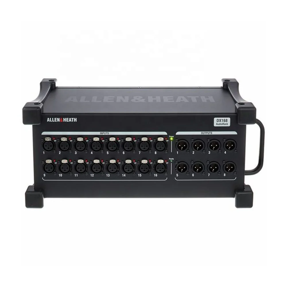 Allen & Heath DX168 Audio Rack Stage Box 16-in / 8-out SQ Series Digital Mixer Pa Systems Portable Expander