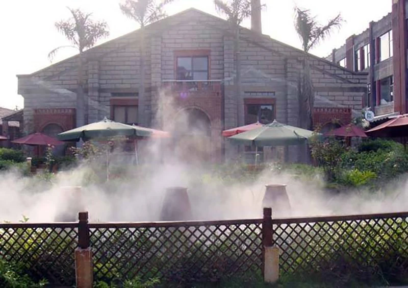 Hot Sale Fog Water Mist Machine Spray Outdoor High Pressure Misting Cooling System