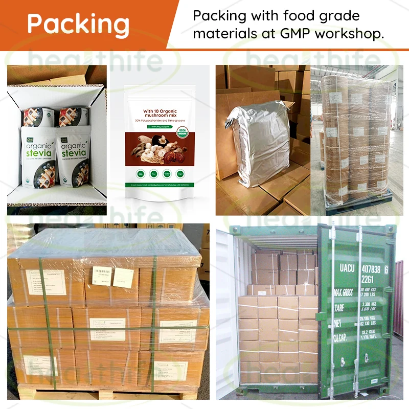 Healthife NOP & EU Organic Shiitake Mushroom Powder