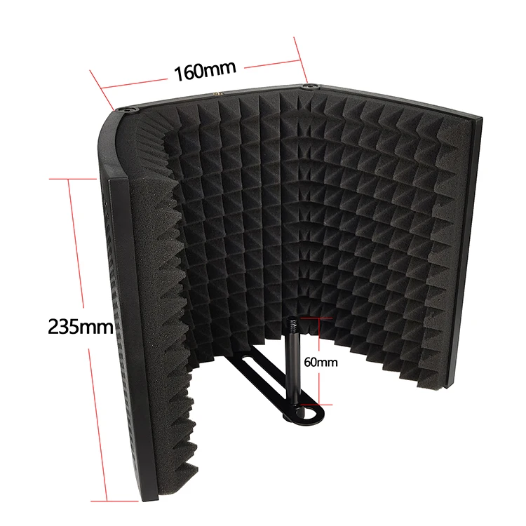 High Standard   and good quality microphone isolation shield for studio  professional