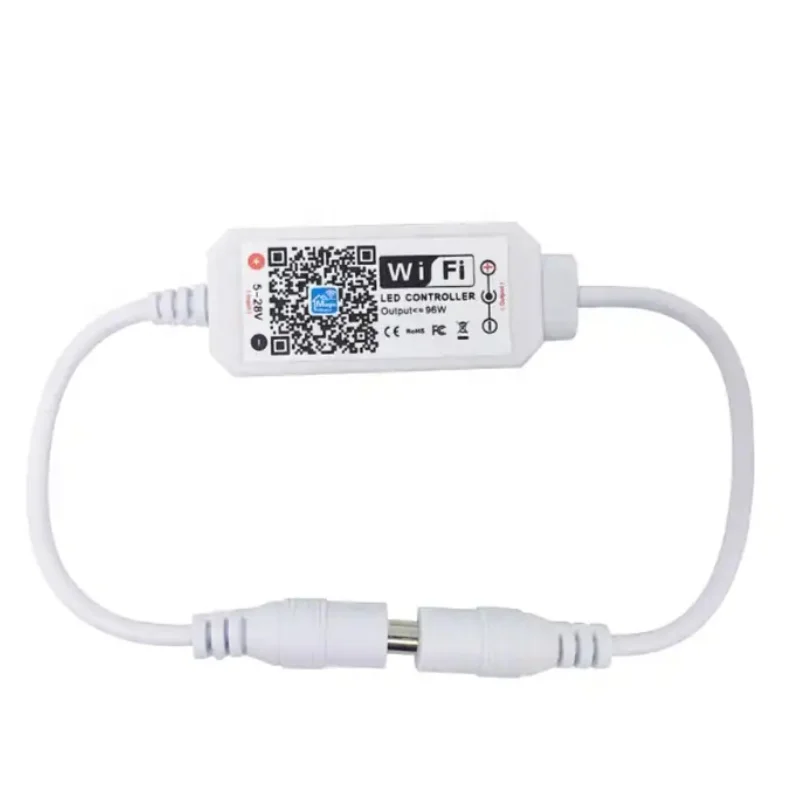 Magic Home Wifi LED Strip Light  single color controller APP with DC adapter can be dimmed via WIFi