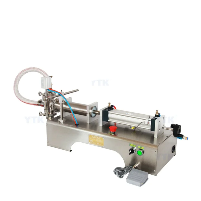 YTK 1000ml Pneumatic Energy Drink Beverage Purified Water Bottle Liquid Filling Machine