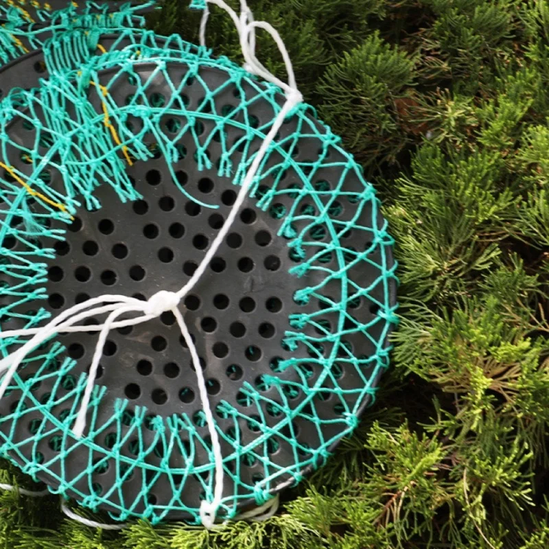Best Made in China Oyster Lantern Breeding Net Convenient Fast Install Fold Crab Shrimp Farming Durable Plastic HDPE Materials