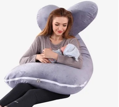 Hot sale Manufacturer Supply Full Body Maternity Pillow U Shaped Pregnancy C shape soft velvet fabric