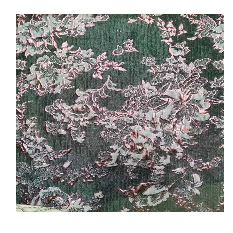 Newest Wholesale Good Quality Chinese Silk Brocade Velvet Printed Fabric For Dress