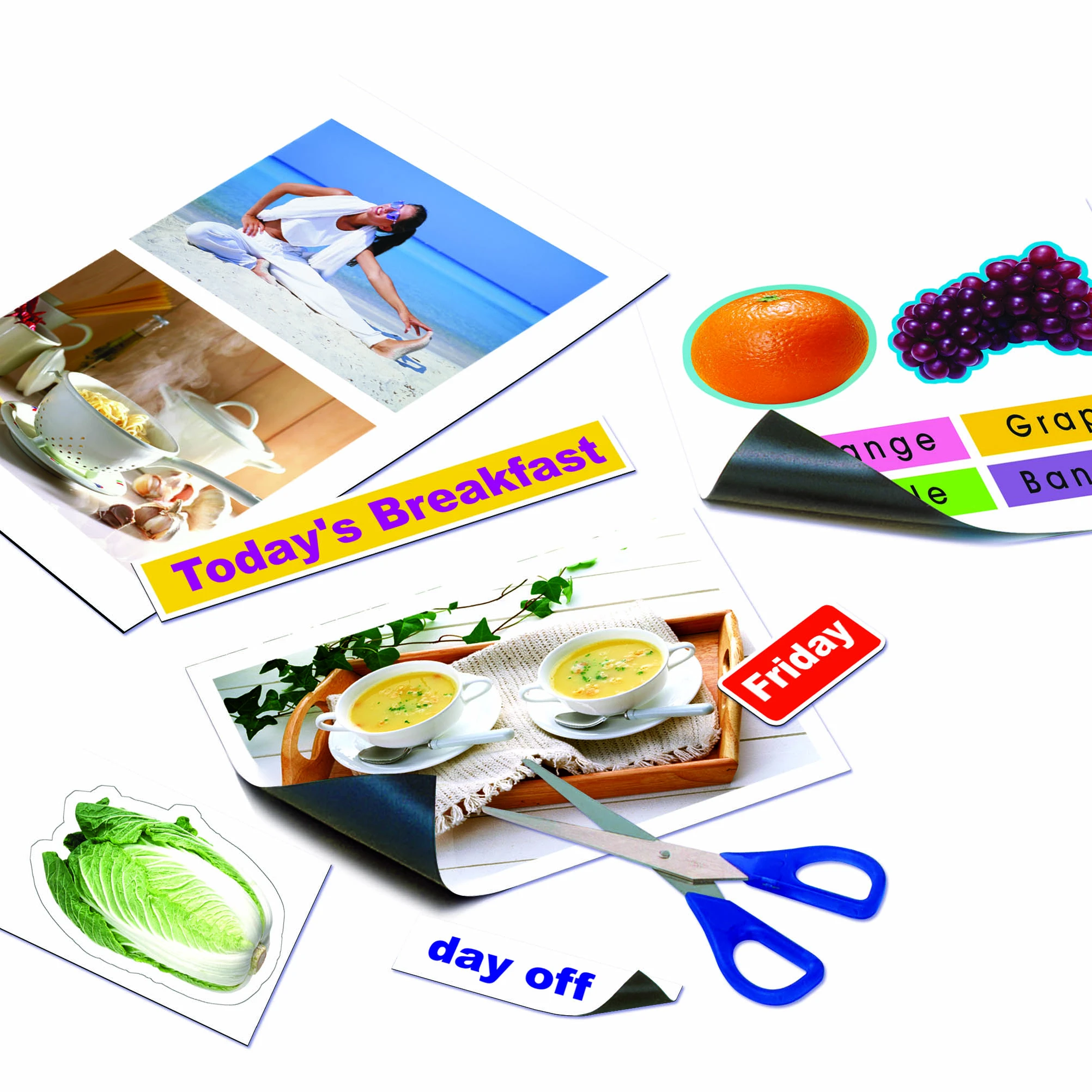 Glossy Inkjet Printable Magnetic Photo Paper A4 Size White Bag Magnet OEM Packing for fridge magnet
