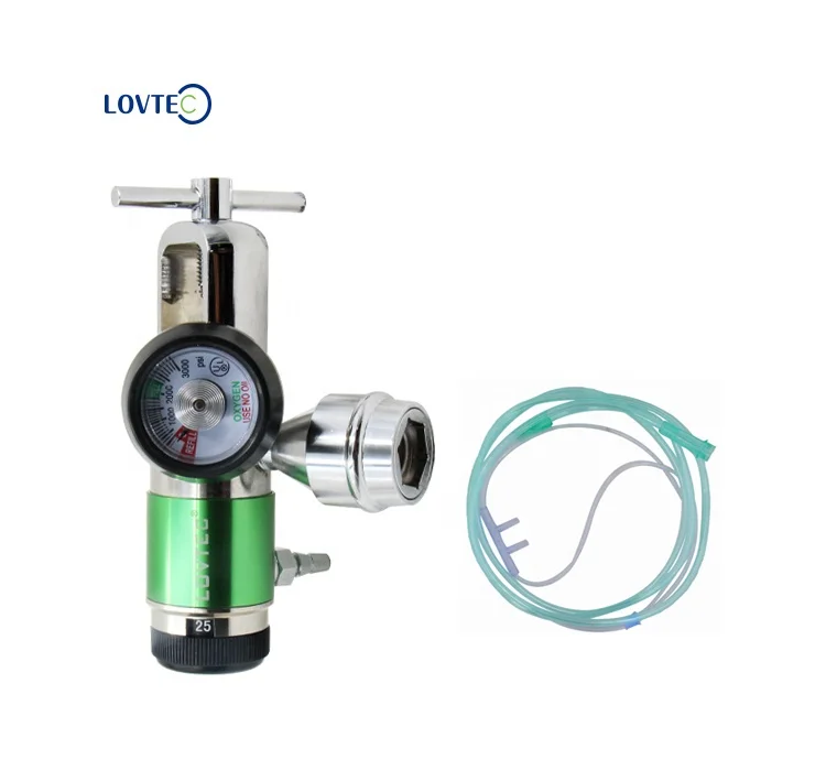 Airtech Factory price high quality brass Oxigen regulator gas pressure reducer with outlet for cylinder