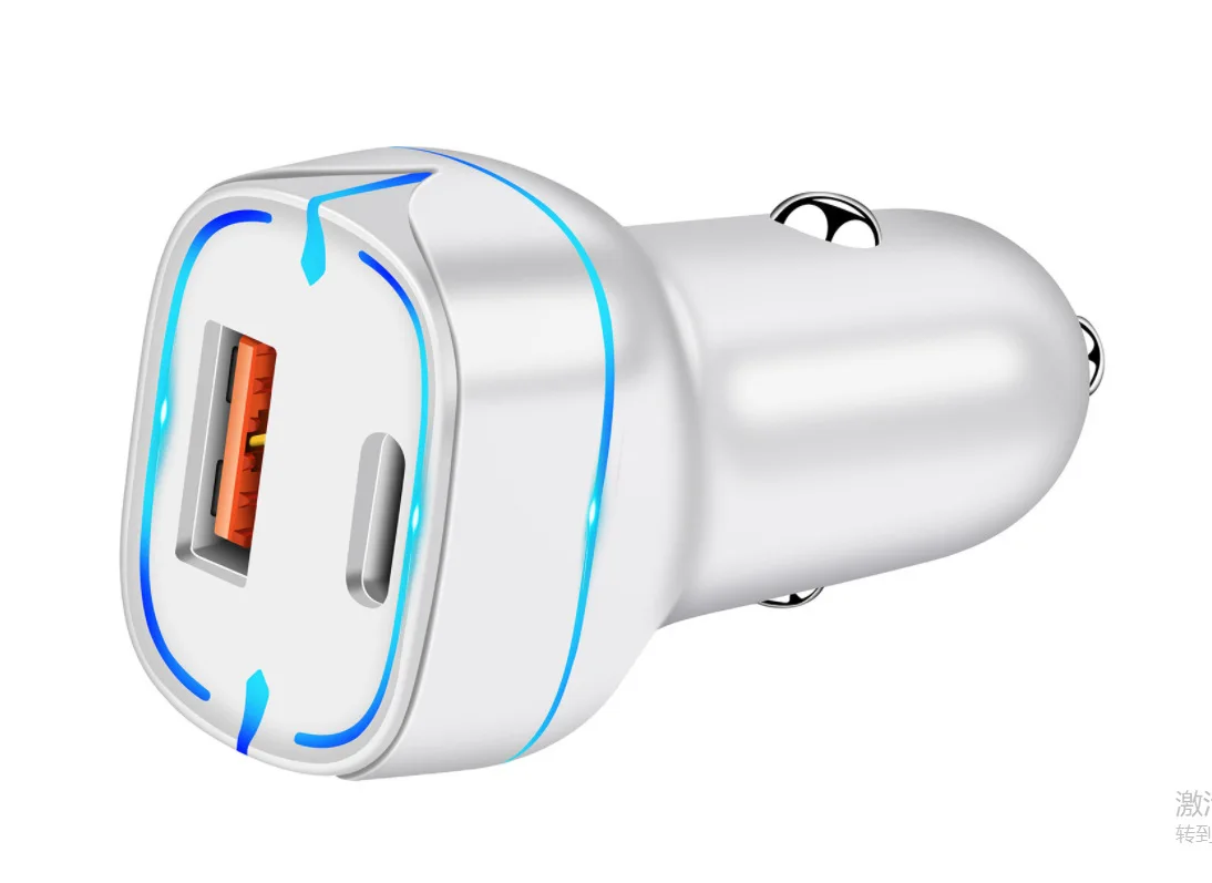 PD3.0 USB C Car Charger 48W Fast Charging QC3.0 USB Car Charger Adapter