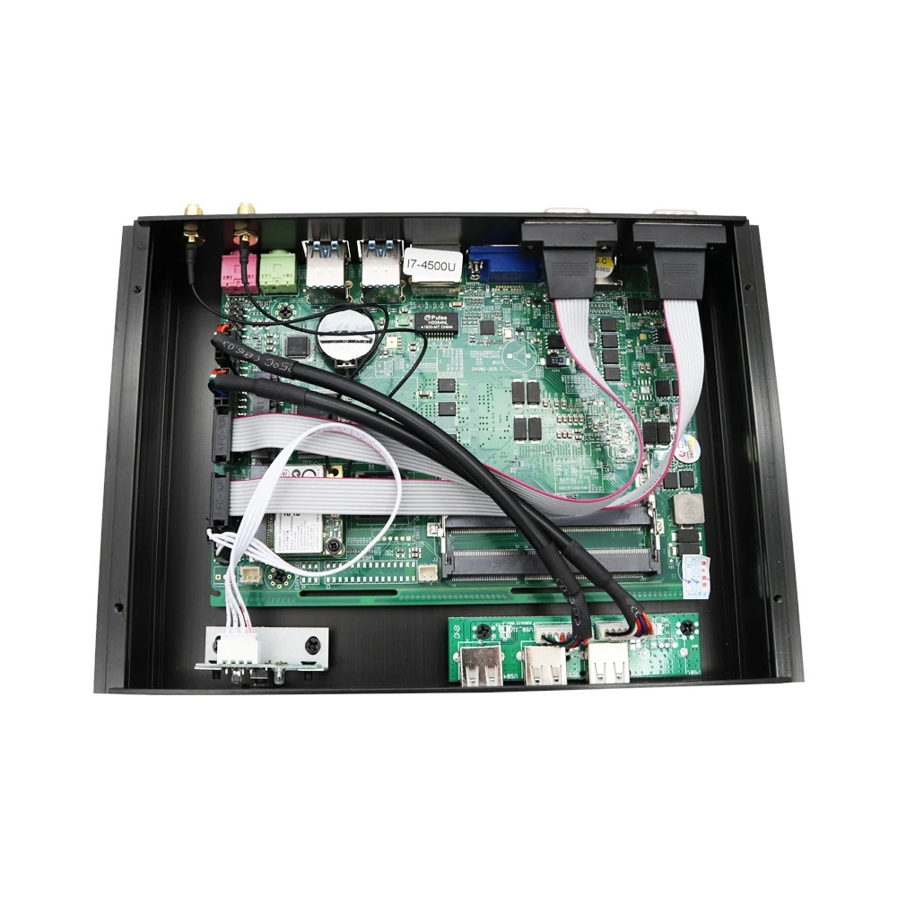 Безвентиляторный промышленный мини-ПК Eglobal i3 i5 win7 Linux встроенный ПК intel celeron 1007U крошечный компьютер