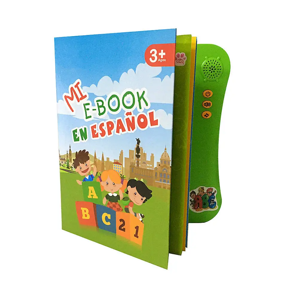 Infantiles Electronic Educativo DidaTemprano Libros En Espanol Para Ninos Children Learning Electronic Sound Book