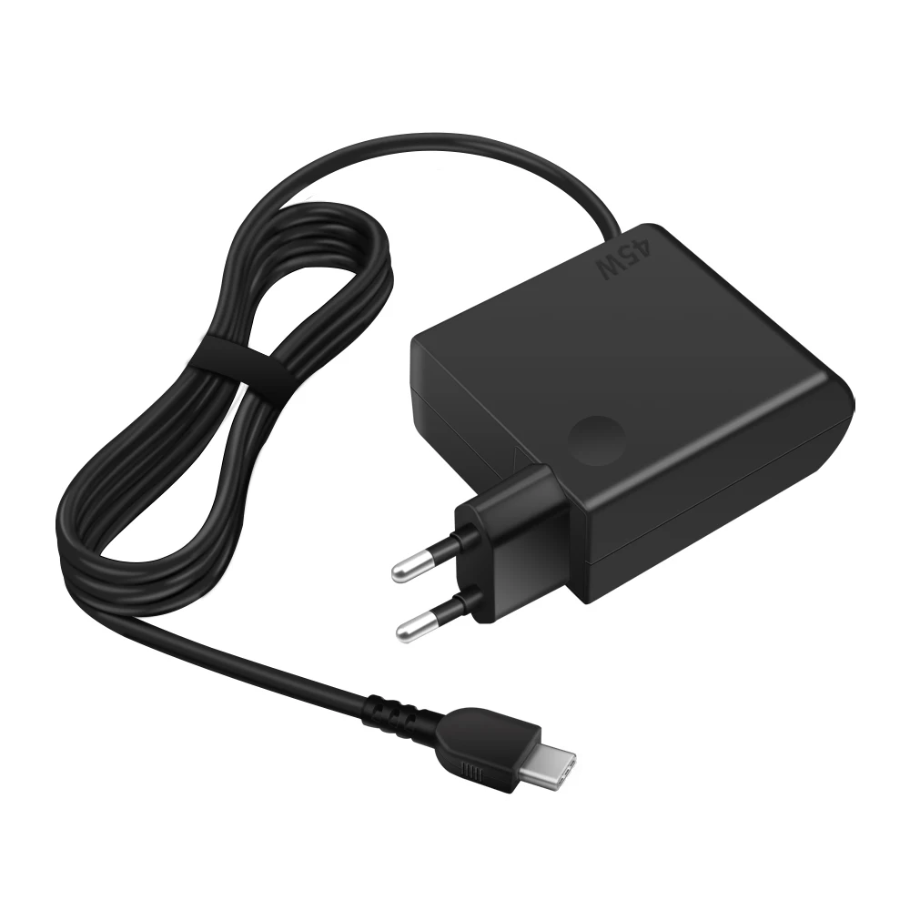 AC 100V 220V power supply 5V 9V 15V 20V  USB C PD Laptop adapter 45W Type c Charger  For Lenovo
