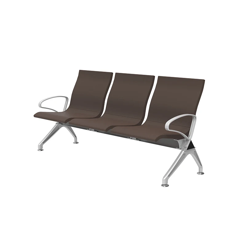 FLYA Public Metal With Soft Pu Pad Bank/hospital/railway Station/airport Barber Shop Waiting Room