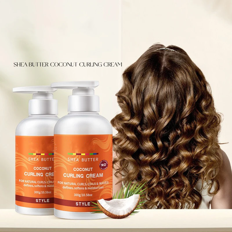 Natural Organic Moroccan Oil Curl Hair Wax Products Enhancers Defining Moisture Hair Curling Cream Mask For Women Kids