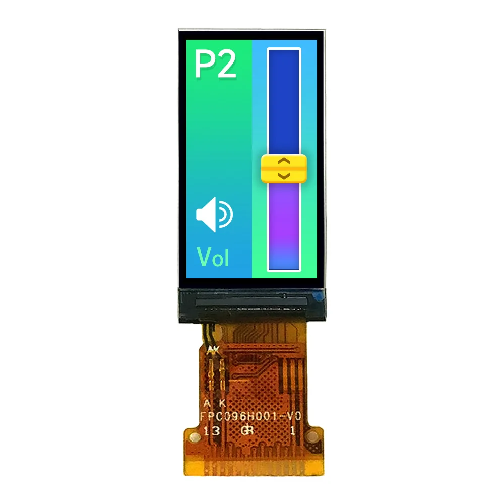 Small Size 0.96 TFT LCD Display 80x160 Resolution SPI Interface 0.96 Inch TFT LCD Module