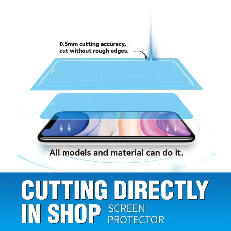 Perfect Full Cover Screen Protector for Cutting Machine Invisible Film Smooth Hydrogel Film
