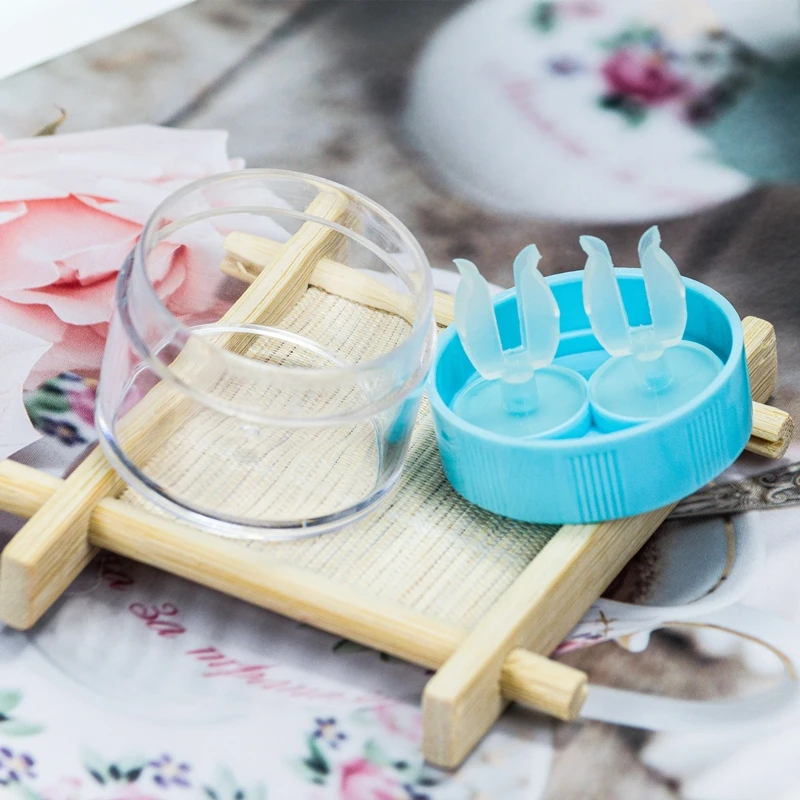 
lens multipurpose RGP gas-permeable contact lens cleaner hard case box Colorful Eyewear Protector Container carrying 