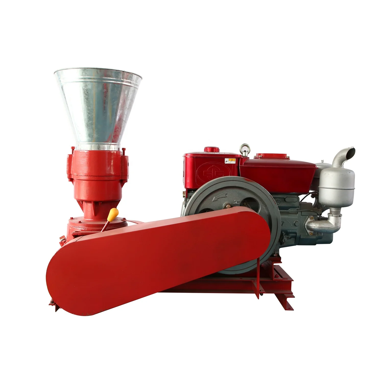 Poultry Feed Material Pressing Machine 22HP Animal Pellets Pellet Making Processing Equipment