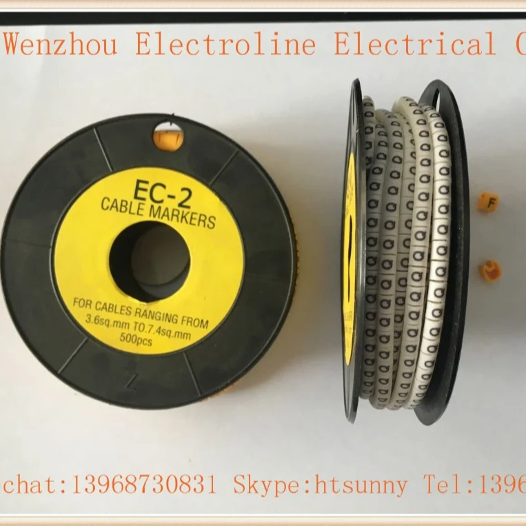 Professional Manufacturer Cheap PVC Plastic Flat Cable Marker Sleeve wire Flat Cable Marker Tube