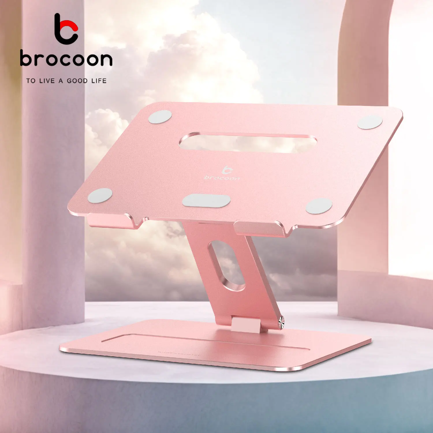 Aluminum Alloy PC Support Folding Computer Book Phone Magazine Laptop Stand For Macbook Laptops Foldable