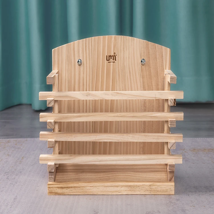 Spot Rabbit Dutch pig chinchilla grass frame fixed hanging column type wood grass frame wood grass extraction Rabbit feeder