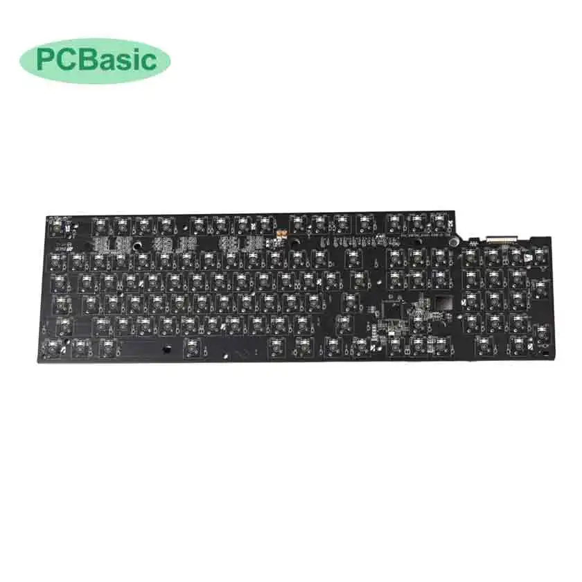 Fr4 Custom Design Pcb Supports Ansi Diy Mechanical Keyboard Light Led Gamer Mechanical Keyboard