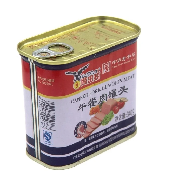 
Canned Pork Luncheon Meat Canned Food 198g Asian Wholesale Food 