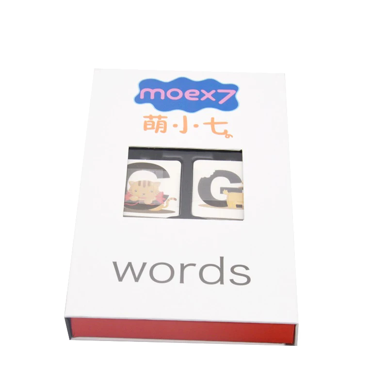 Custom Design Printing abc Phonics Educational Alphabet Flash Cards Game